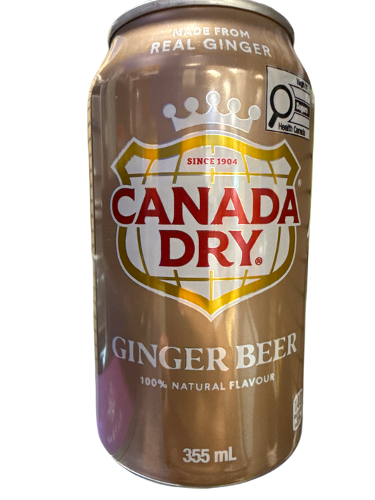 Canada Dry Ginger Beer 355ML — A Bold Canadian Twist on a Classic Refreshment