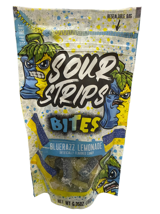 Sour Strip Bite BlueRazz Lemonade 180G - U.S Edition