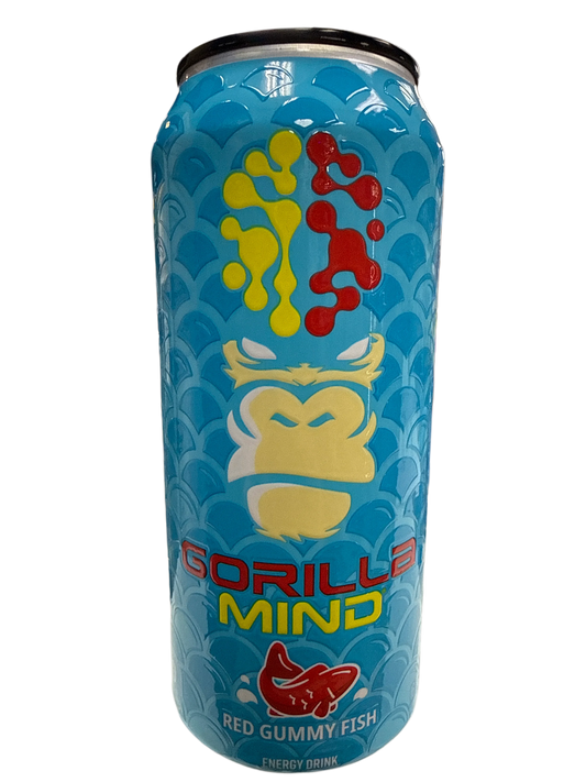 Gorilla Minds Red Gummy Fish Energy Drink 473ML - International Edition