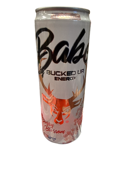 Bucked Up Babe Zero Sugar Cherry Blossom Energy Drink 355ML - International Edition