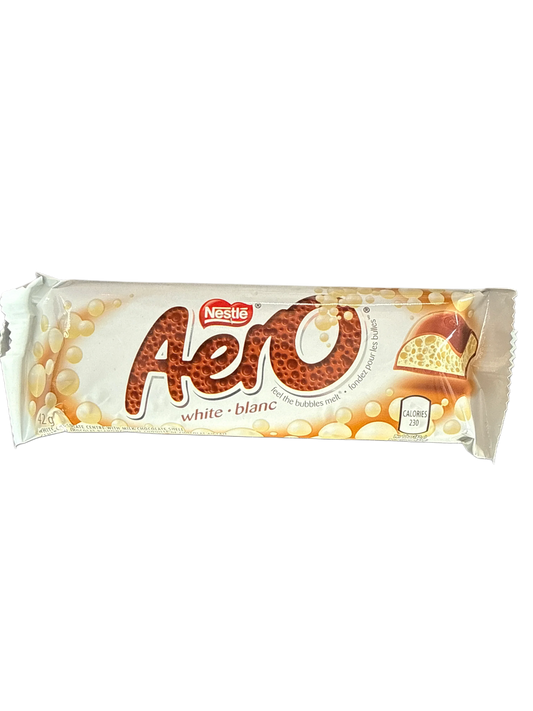 Aero White Chocolate Bar 42G - Canadian Version