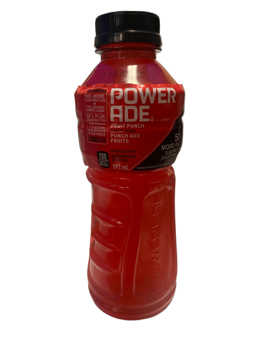Powerade Fruit Punch Flavour 591ML - Canadian Edition