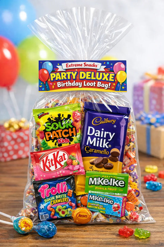Extreme Snacks Party Deluxe Birthday Loot Bag