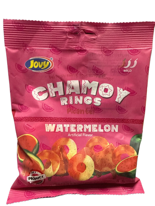 Jovy Chamoy Watermelon Rings 141G - Mexican Edition
