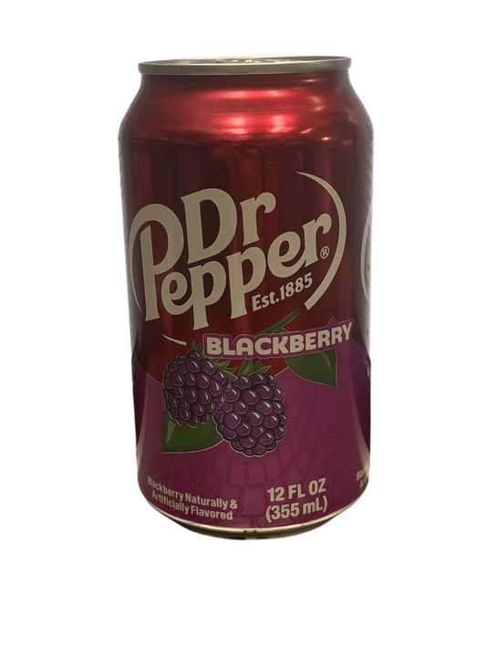 Dr. Pepper Blackberry Soda Can 355ML - U.S Edition