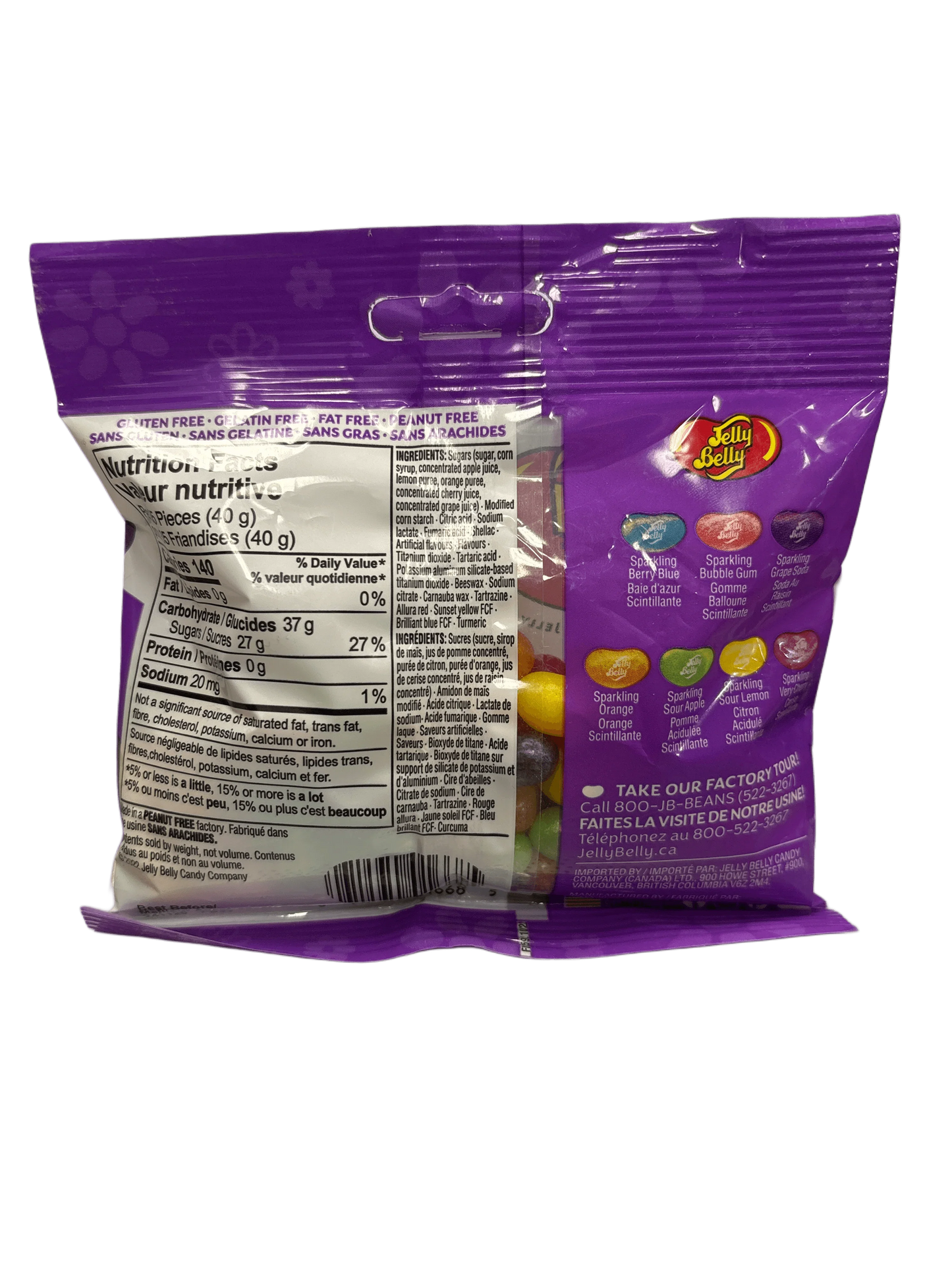 Jelly Belly Jewel Spring Mix Easter Candy Bag 100G - Canada Edition