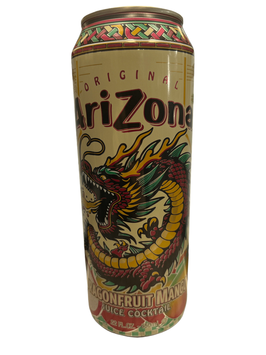 Arizona Dragonfruit Mango Juice Drink 22OZ - Limited Edition - U.S Edition