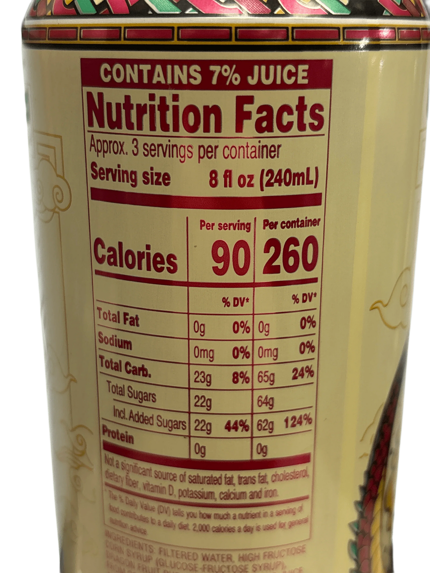 Arizona Dragonfruit Mango Juice Drink 22OZ - Limited Edition - U.S Edition