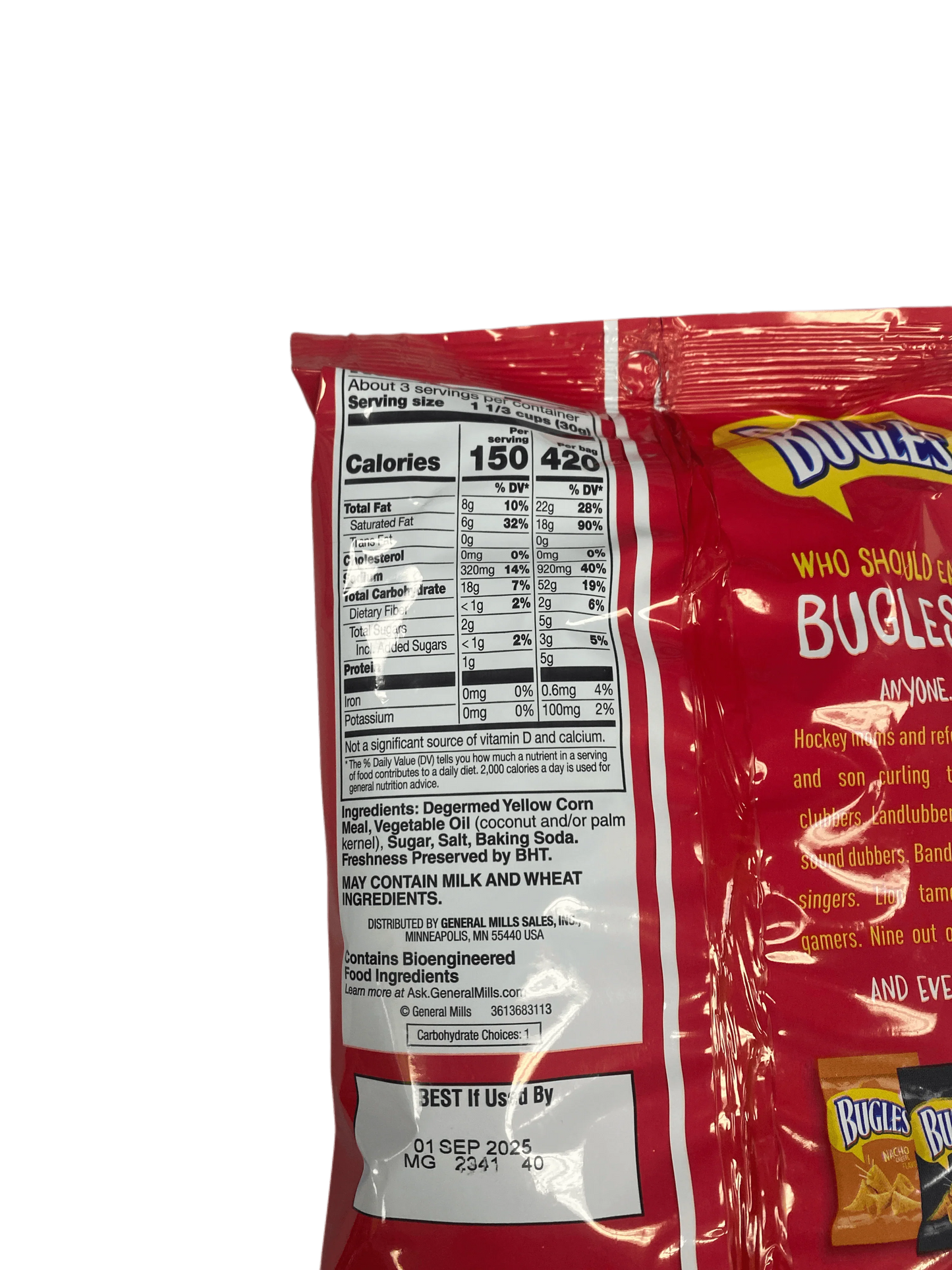 Bugles Original - 3 OZ - U.S Edition