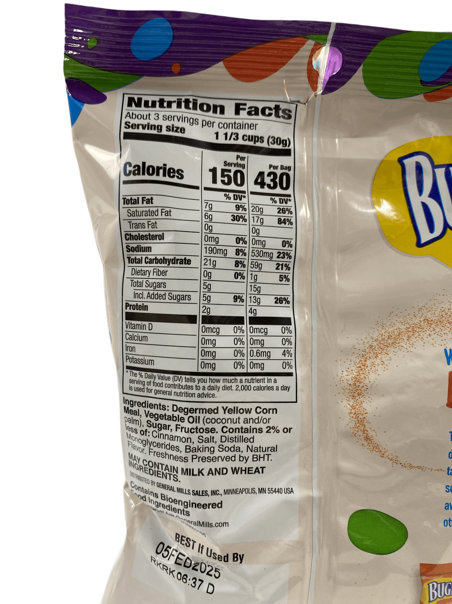 Bugles Cinnamon Toast Crunch 3OZ - U.S Edition