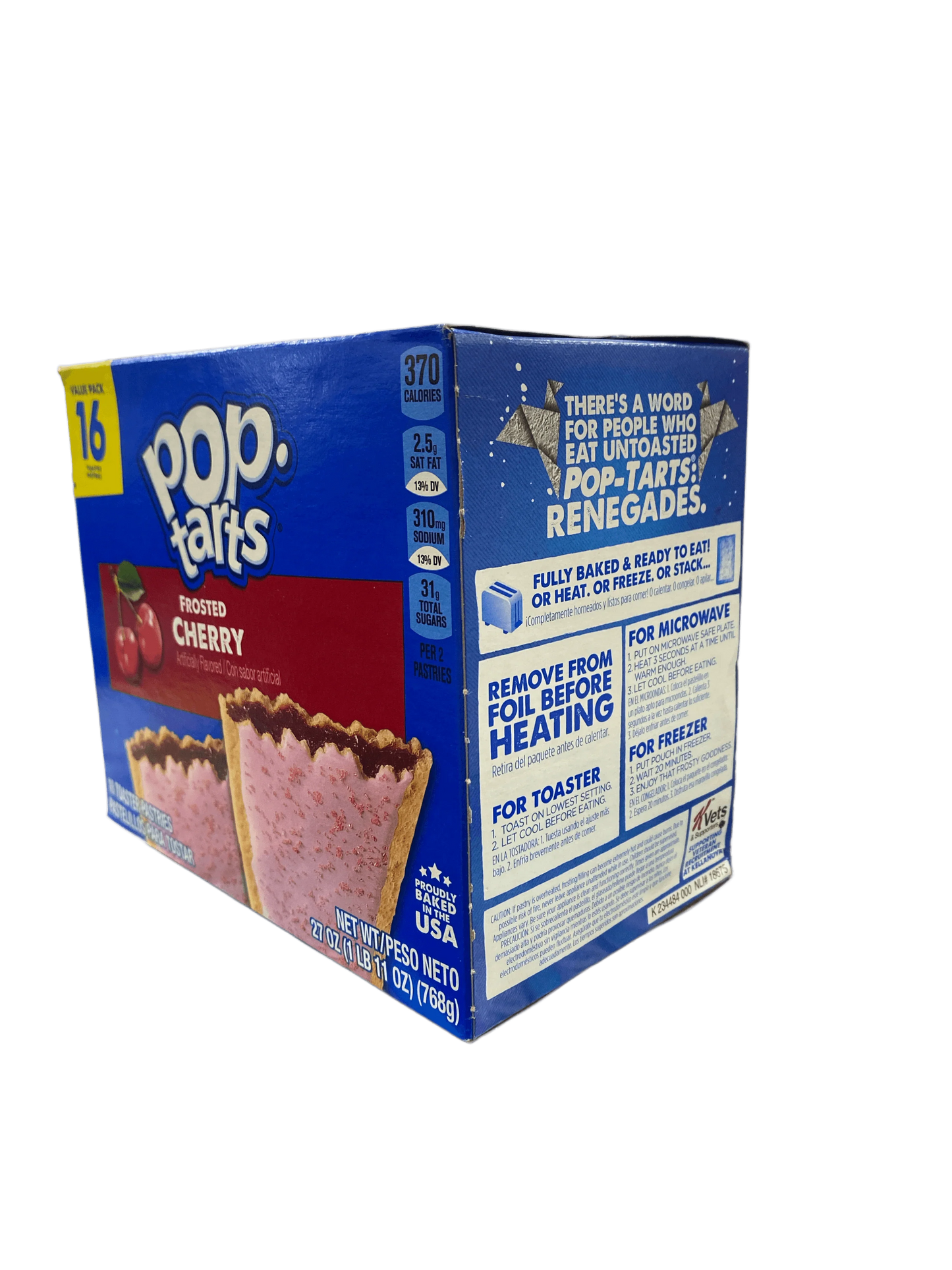 Pop Tarts Frosted Cherry 16 Pack