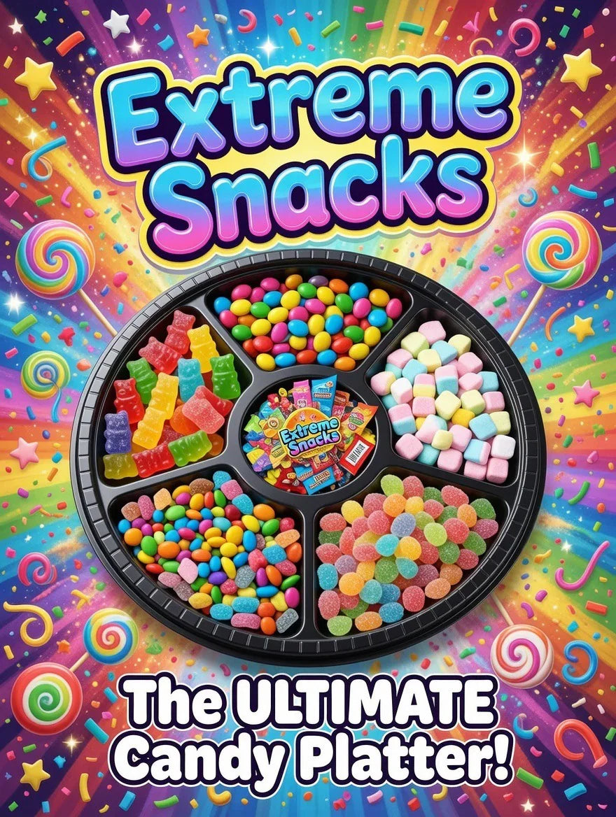 Extreme Snacks Candy Platter