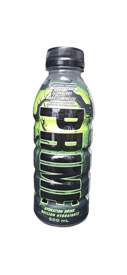 Prime Hydration Glowberry Drink 2024 Limited Edition 500ML - Canada Edition BB: 01/26