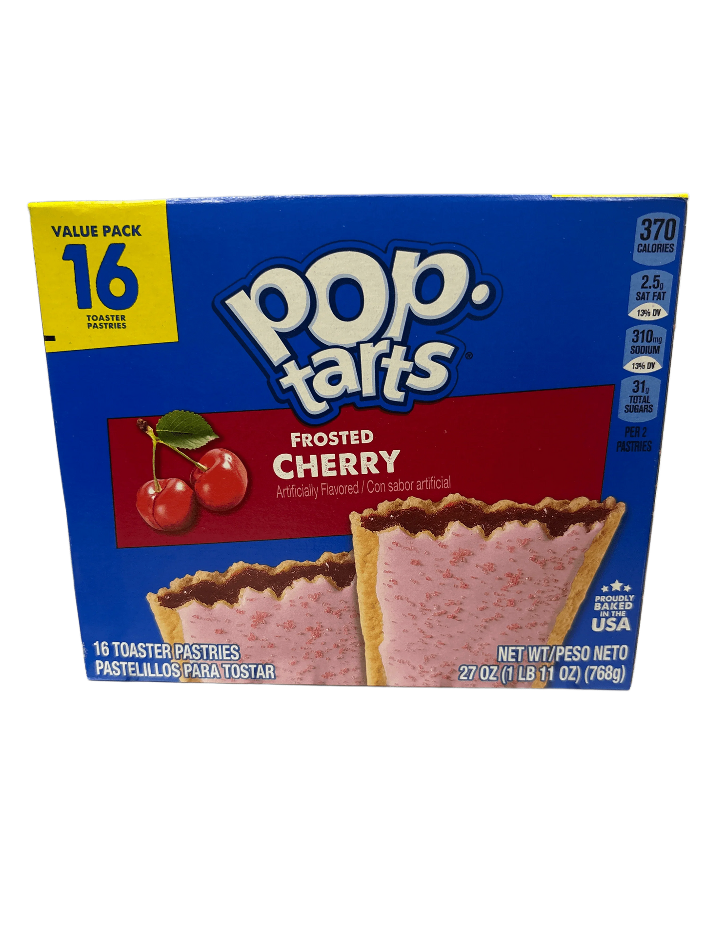 Pop Tarts Frosted Cherry 16 Pack