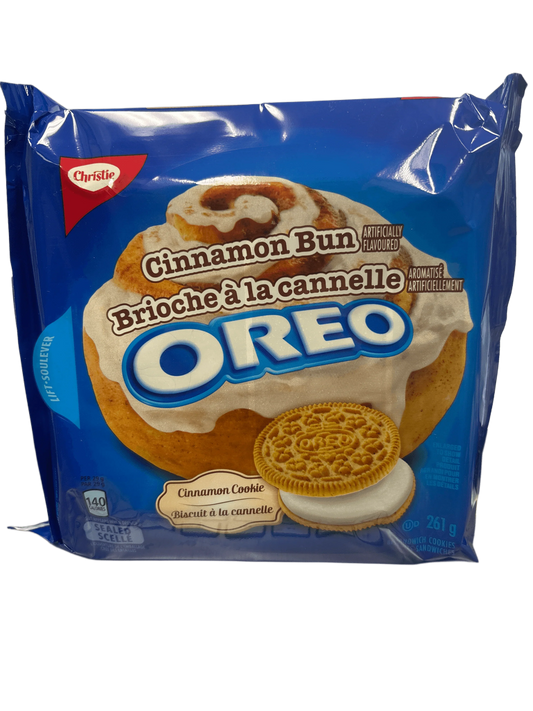 Oreo Cinnamon Bun Cookie 261G - Canadian Edition