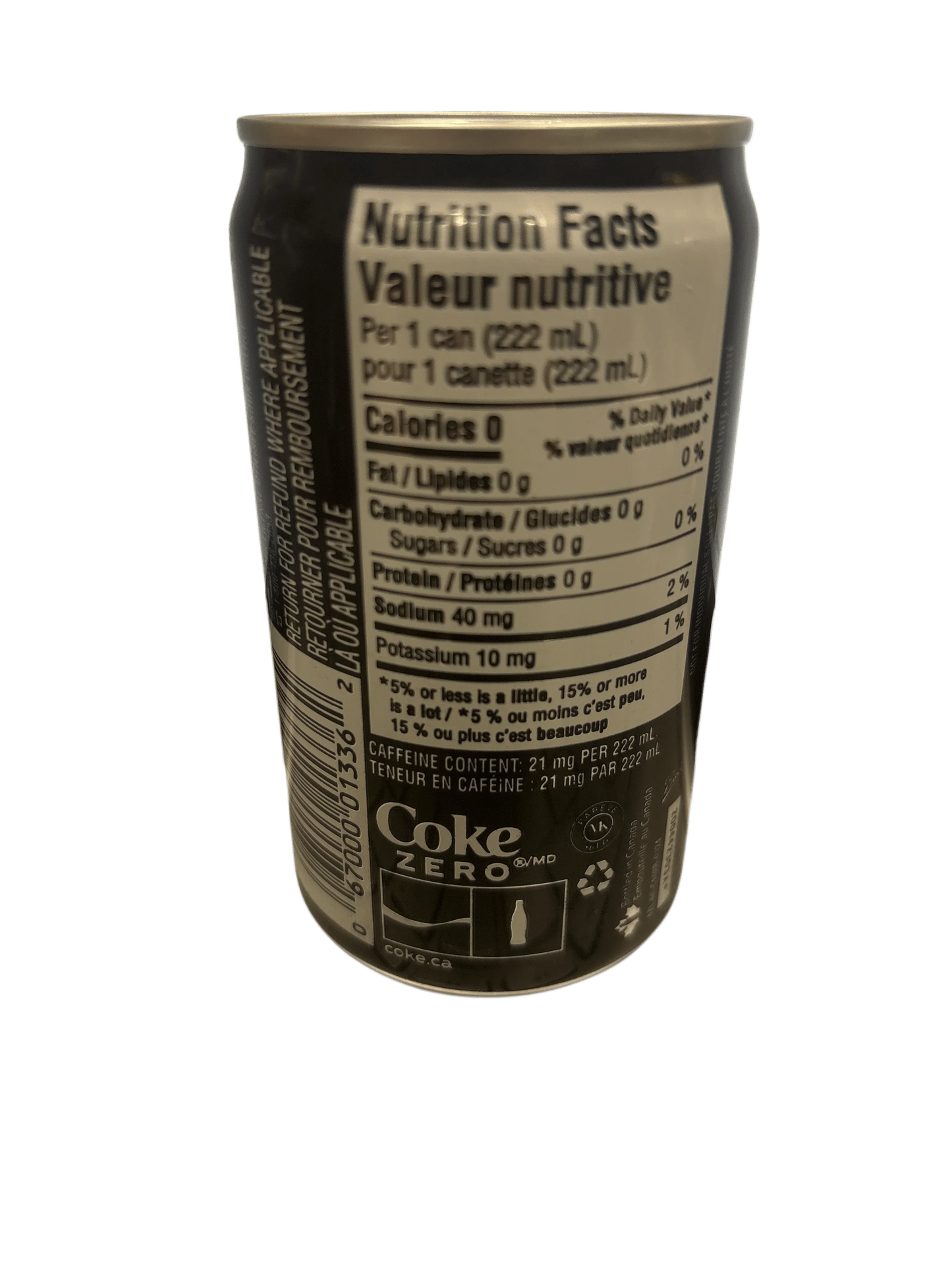 Coca Cola Mini Oreo Zero Drink 222ML BB 24/02/25