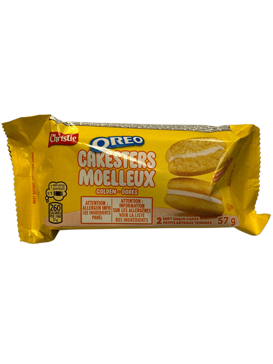 Oreo Cakesters Golden 2 Packet - 57G - Canadian Edition