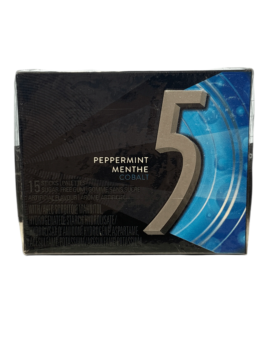 5 Gum Peppermint 15 Sticks - Canadian Edition